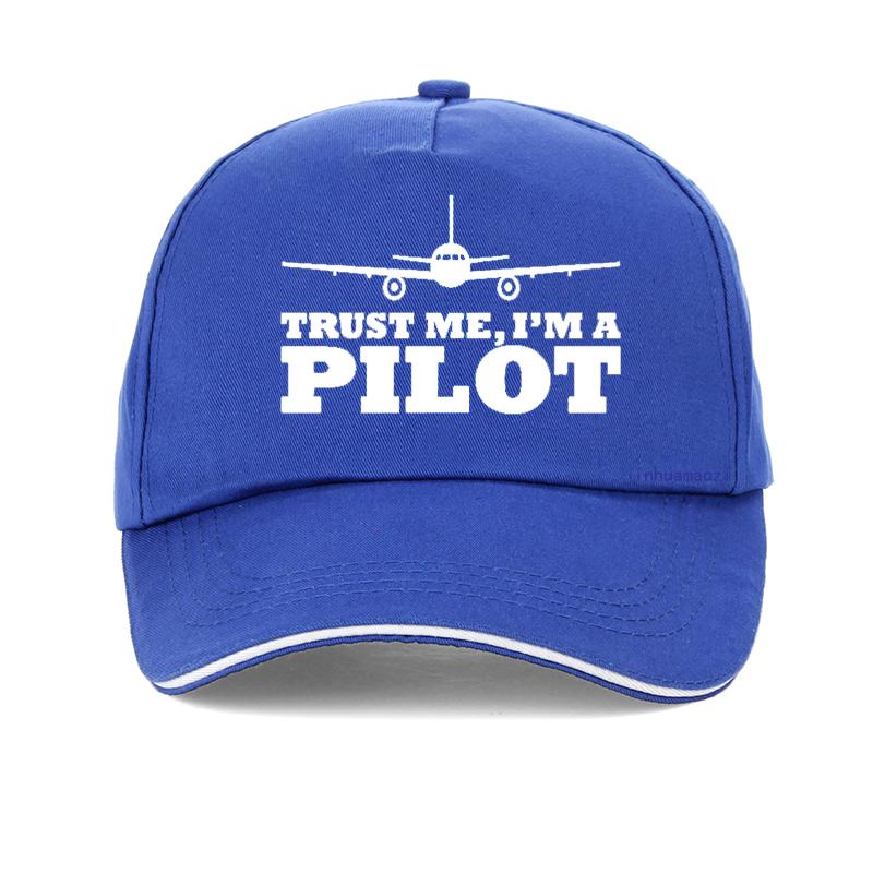 Kiki Cap Vertrouw me, ik ben een piloot Baseballpet Buitenvliegtuig Vliegend vliegtuig Luchtvaartcadeau Papa Hoed Zomer Verstelbare hoeden Snapback-petten Adjustable