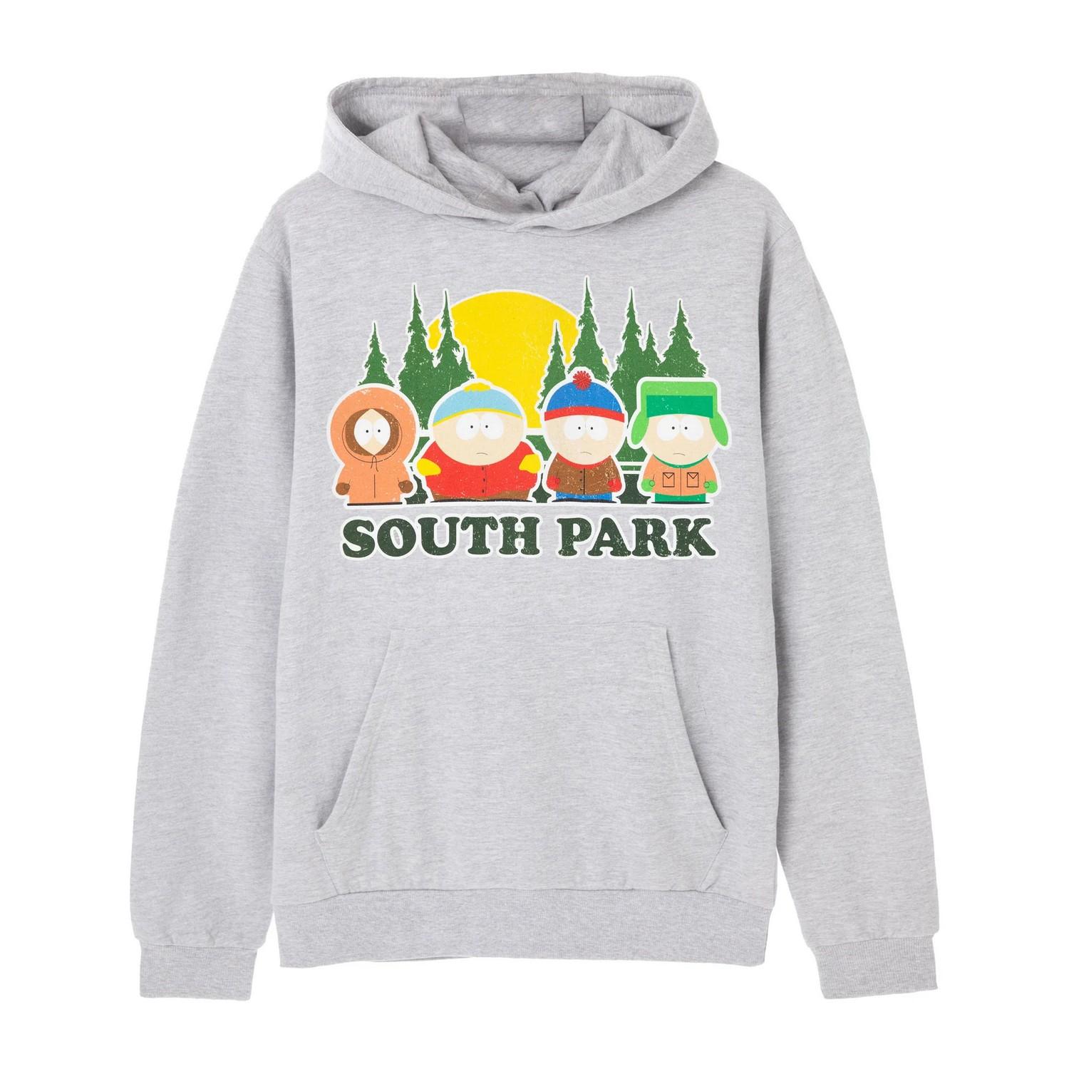 Pertemba FR - Apparel South Park Heren Lineup-hoodie XXL grijs