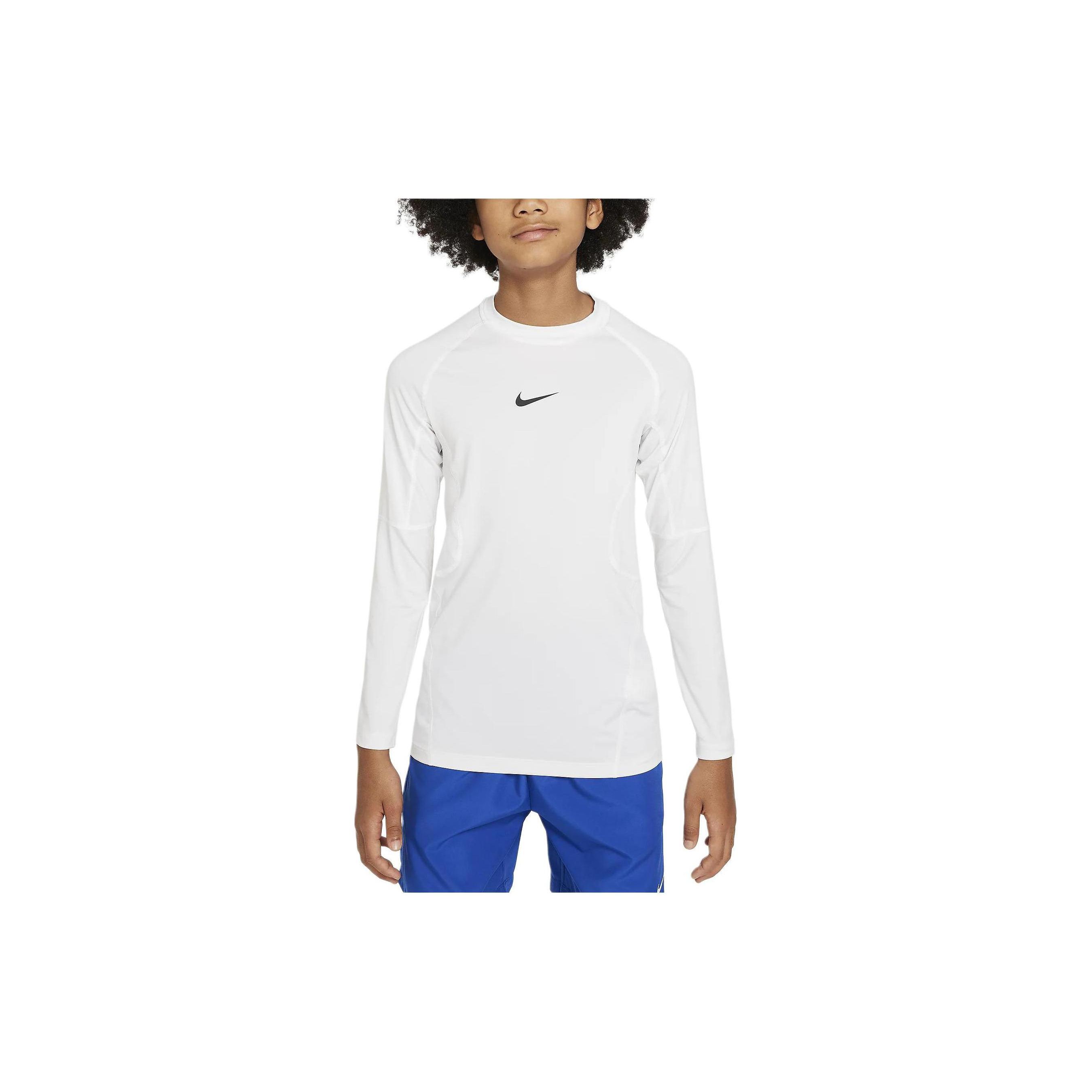 Nike Dri-FIT Long-Sleeve Top Kids Tops White FJ6822-100