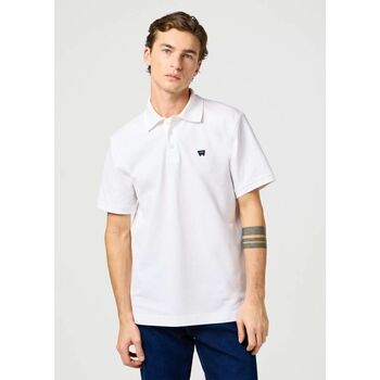 Wrangler Polo Shirt Korte Mouw  112362386 POLO-BRIGHT WHITE