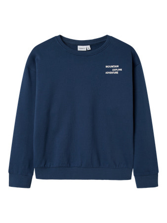 Name it winter sweater jongens - blauw - relaxed fit - NkmOrville