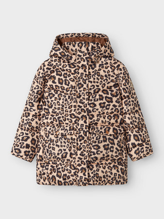 Name it winter winterjas meisjes - bruin - puffer - NkfMimosa