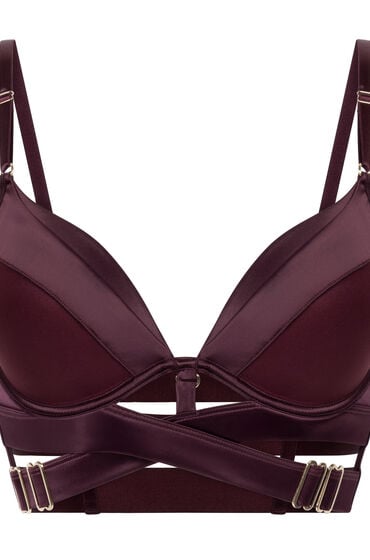 Hunkemöller Voorgevormde push-up longline beugel bh Colette Paars