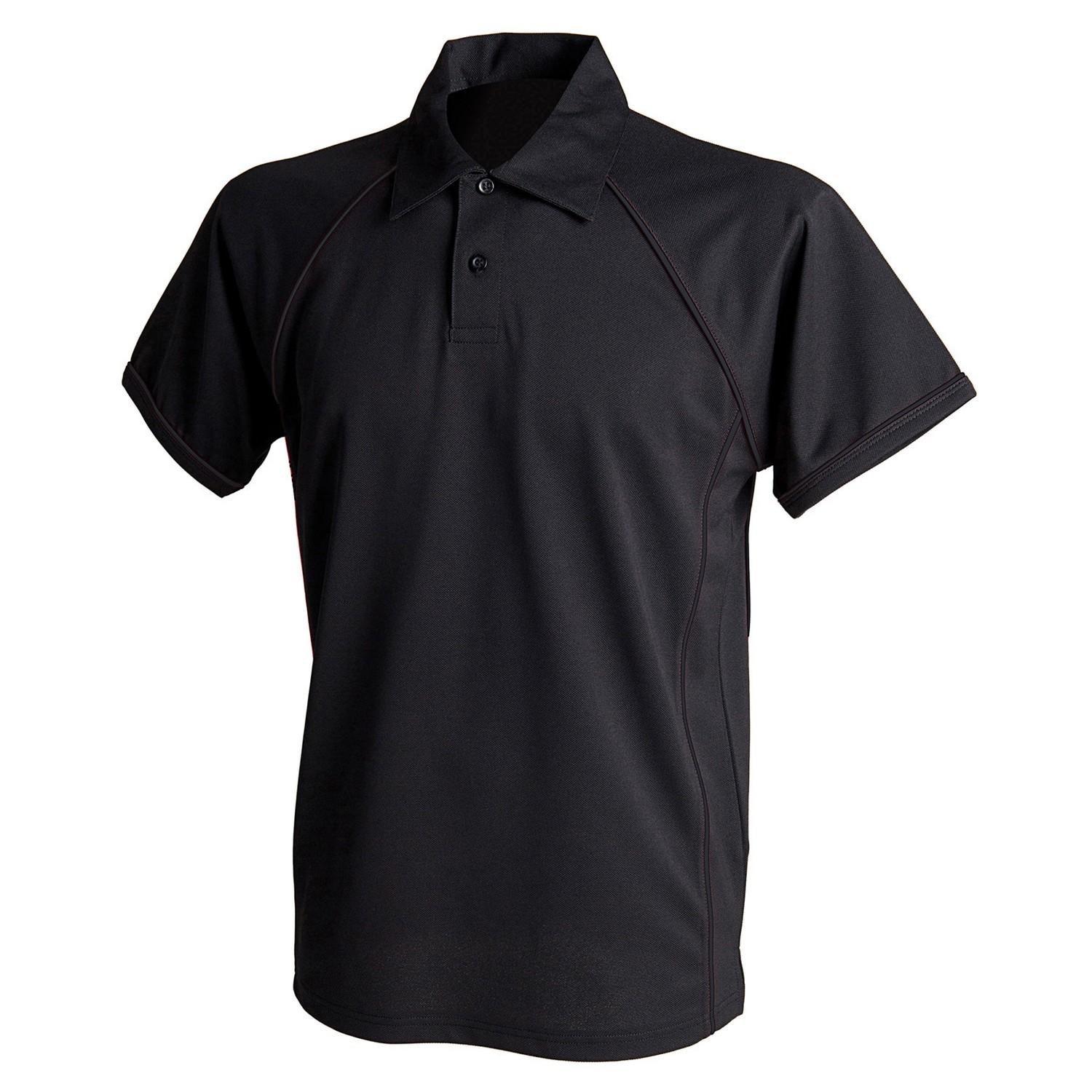 Finden & Hales herenpoloshirt met leidingen L