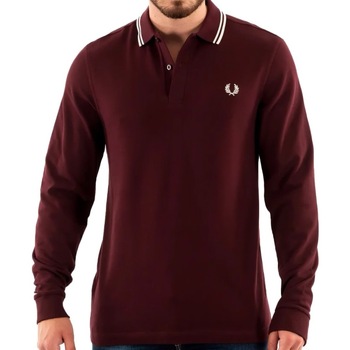 Fred Perry Polo Shirt Lange Mouw  LS TWIN TIPPED SHIRT