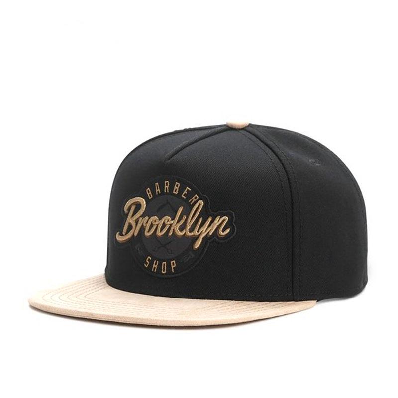 Cap Factory Unisex verstelbare rebound-pet Straatsport Hiphophoed Outdoor Vrije tijd Zonbescherming Baseballpet zwart