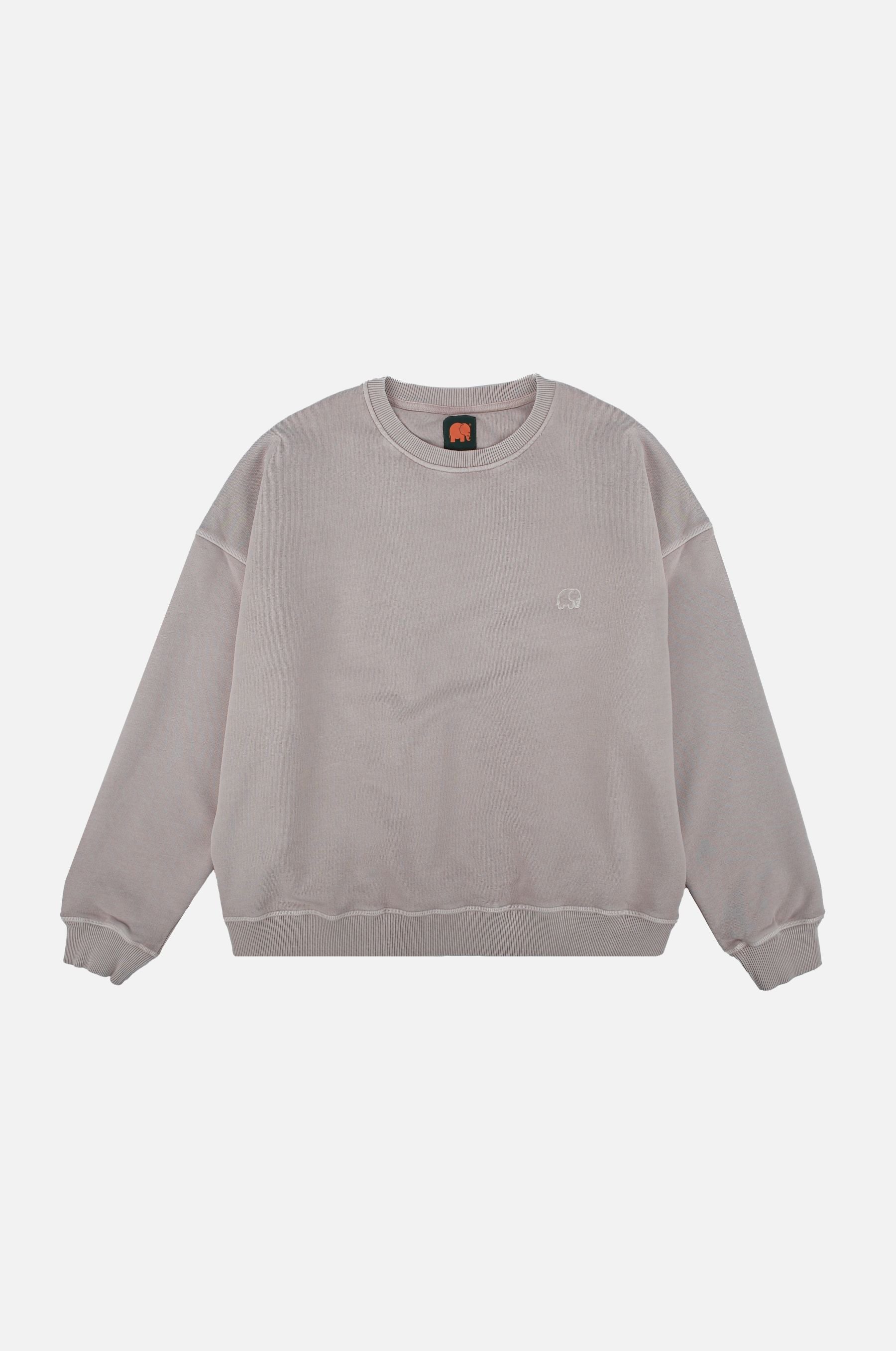 Trendsplant Damen vegan Pullover Heavyweight Essential Pigment Island Fossil