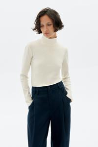 Thinking mu Damen vegan Top Rollkragenpullover Aine Wei&Atilde;Ÿ