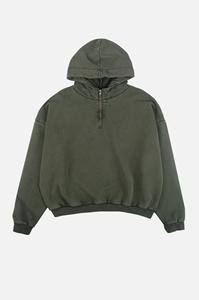 Trendsplant Herren vegan Hoodie Oversized Super Heavy Kombu Gr&Atilde;&frac14;n