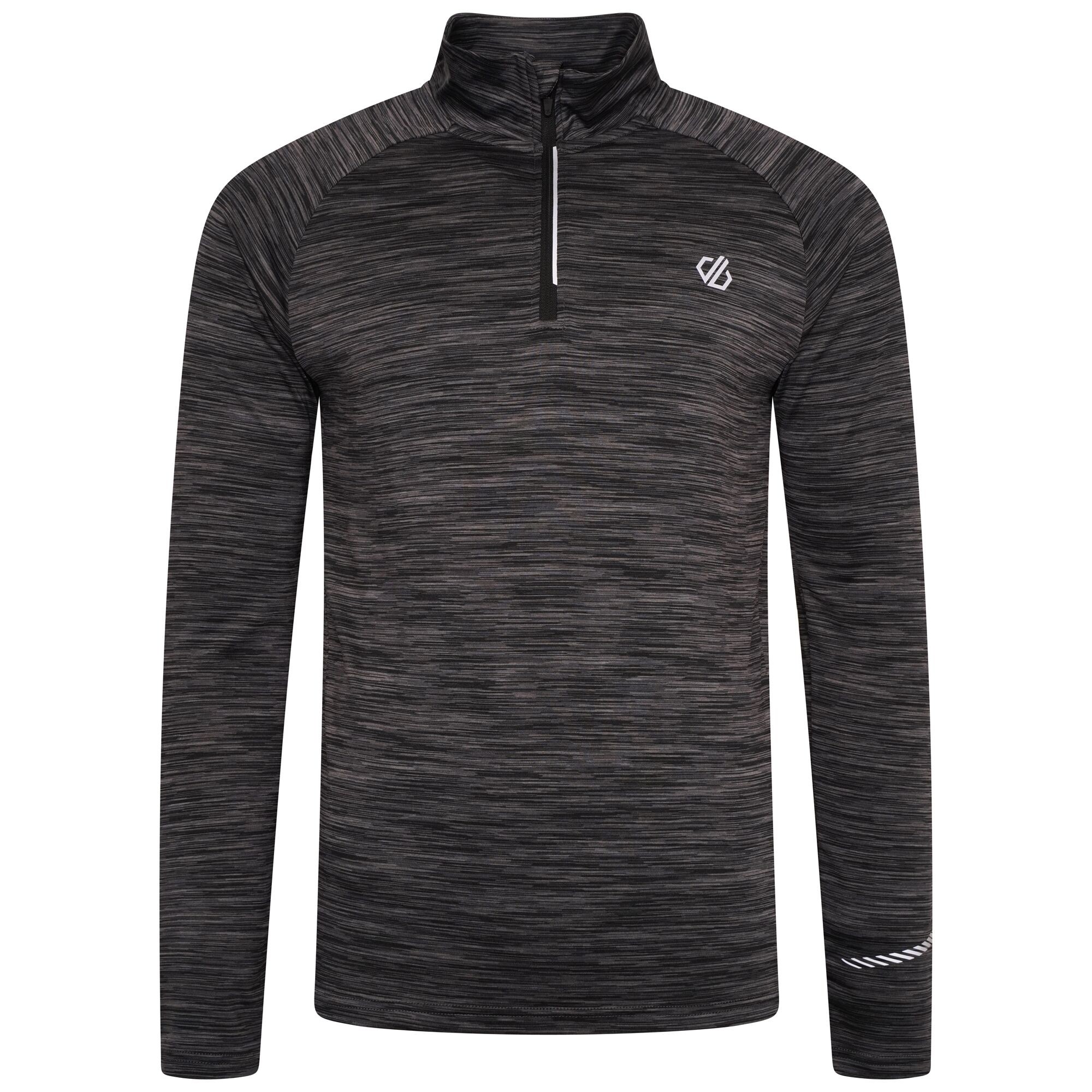 Dare2b Heren accelerate space dye jersey t-shirt met lange mouwen