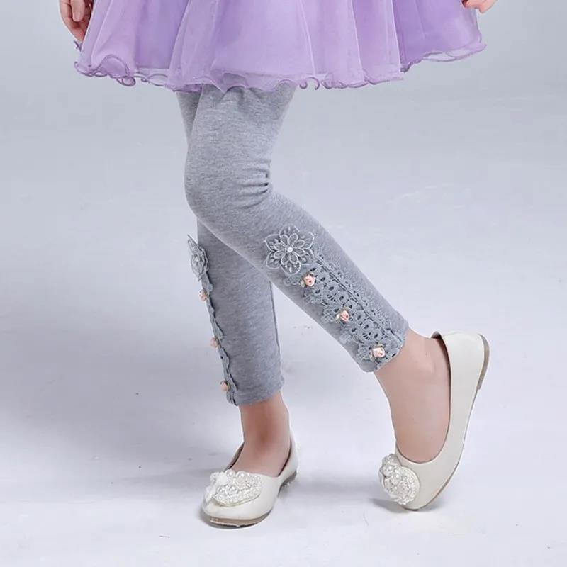 WTEMPO Meisjes leggings Lente en herfst modellen Kinderbroeken Stretchbroeken Buitenkleding Slanke Koreaanse broeken 110
