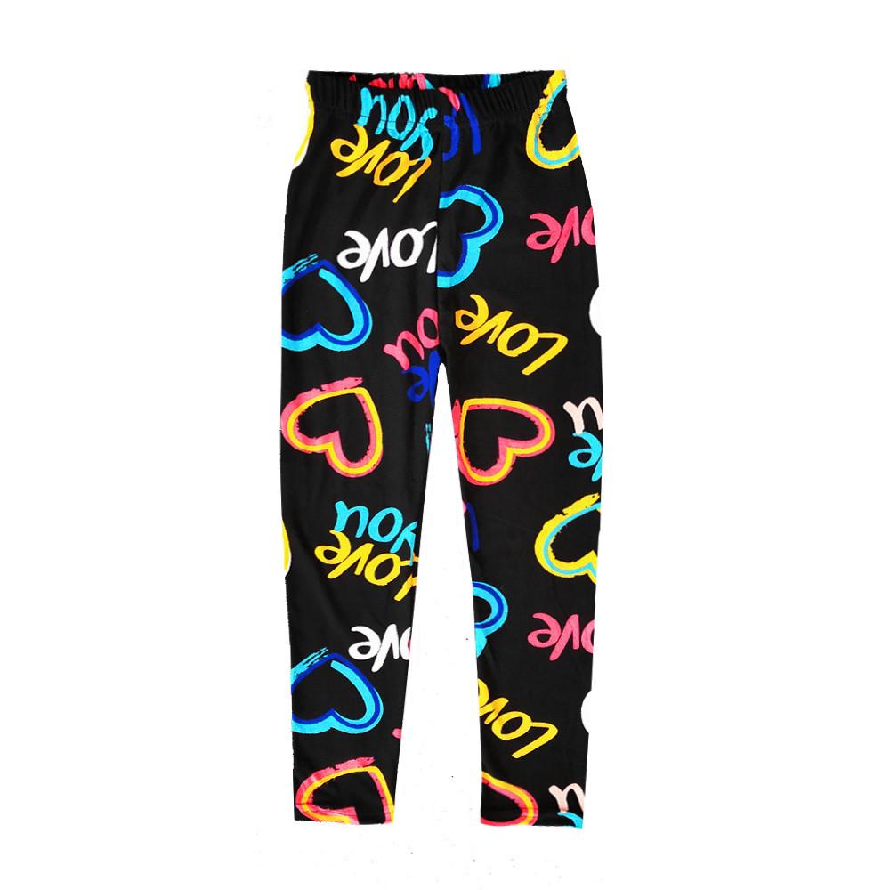 QEENRAAN Kinderbroeken Mooie leggings voor babymeisjes Kinderbroeken met bloemenprint en elastische lange broek 140