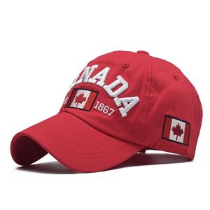 Northwood []Canada Baseball Caps voor Mannen Vrouwen Canada Snapbacks Zomer Zon Vader Hoeden Mannen Trucker Caps 54-60 cm rood