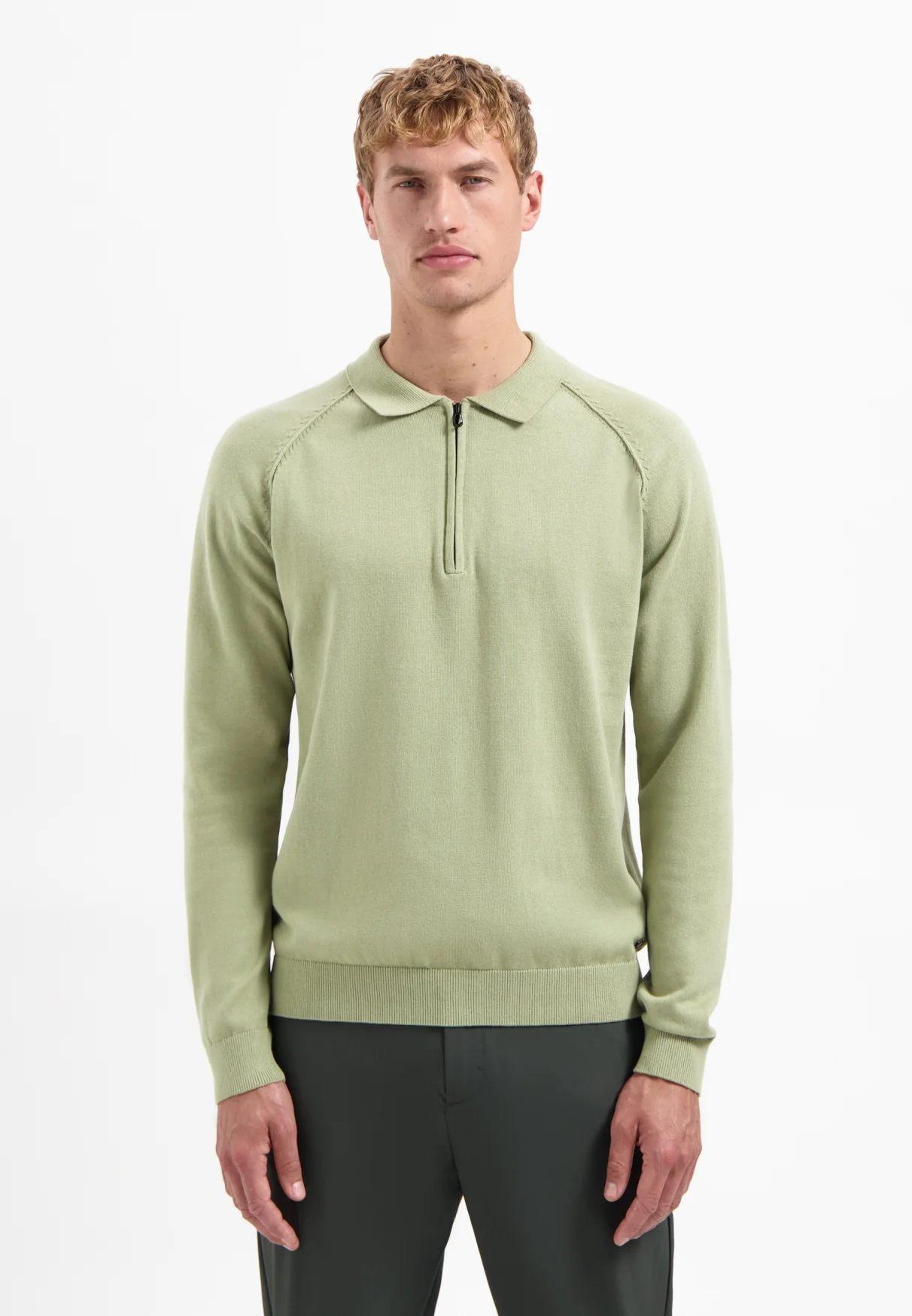 No Excess Heren polo trui 29230962sn 197 light moss