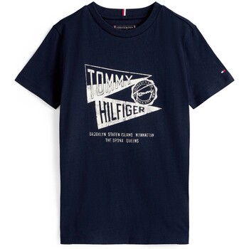 Tommy Hilfiger T-shirt  Textured Graphic Print Tee Ss