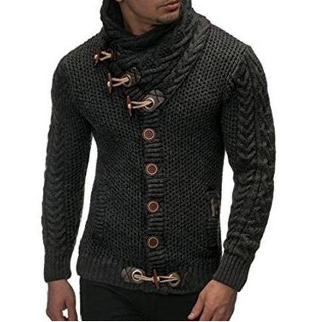 Hapyline Heren 2019 Gesp Trui Vest Winter Warme Dikke Hedging Coltrui Breien Jumper Truien L