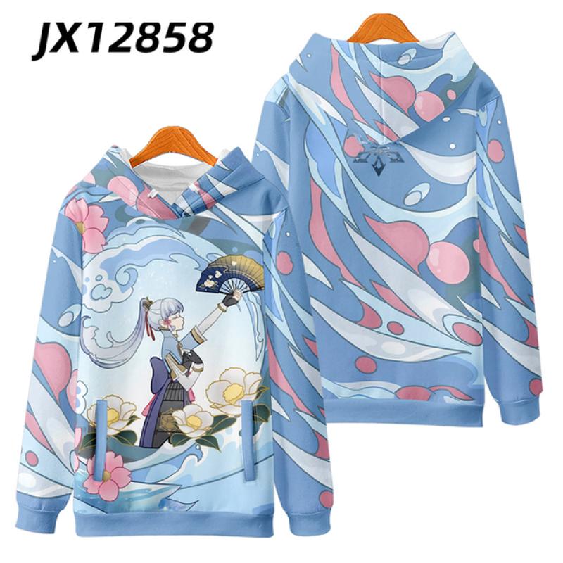 ETST WENDY Genshin Impact Hoodie Venti Xiao Kaedehara Kazuha Oversized Grafische Esthetische Heren Truien Sportkleding Hip Hop Sweatshirt 6XL