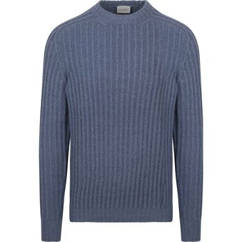Suitable Sweater  Pullover Boiled Wool Blauw