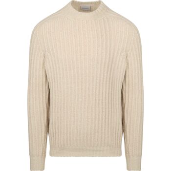 Suitable Sweater  Pullover Boiled Wool Ecru