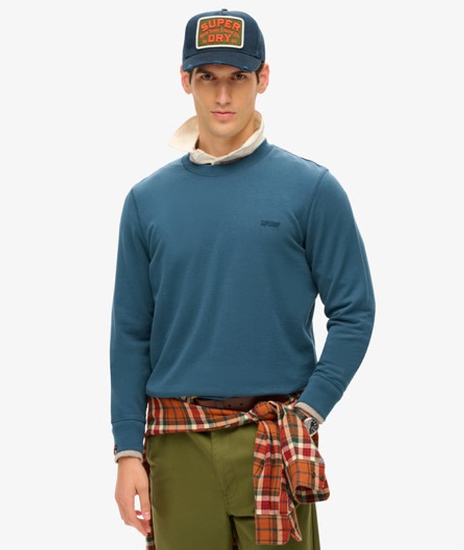 Superdry Classic Essential Sweatshirt Blauw