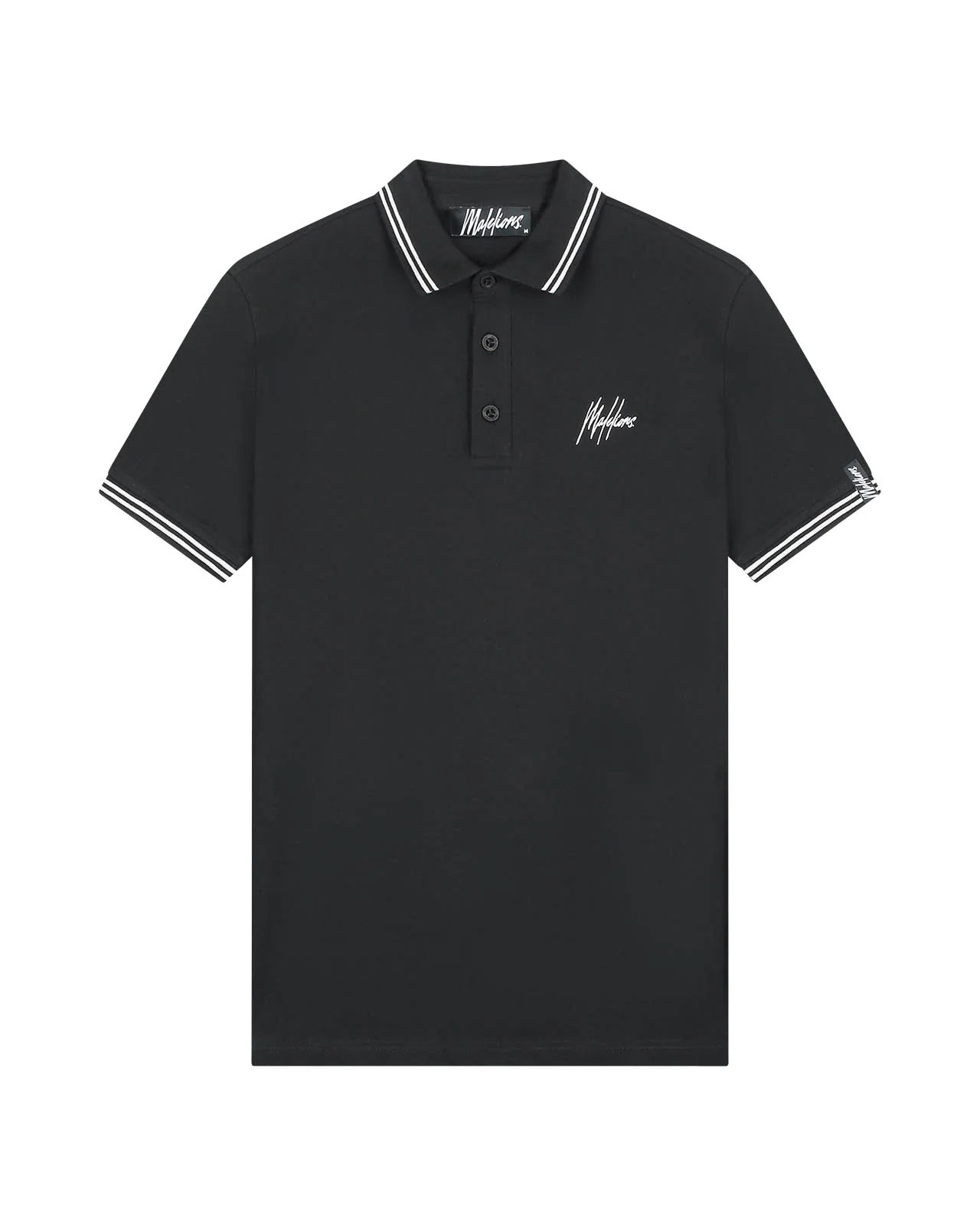 Malelions men signature polo mm2-aw25-03 900 black