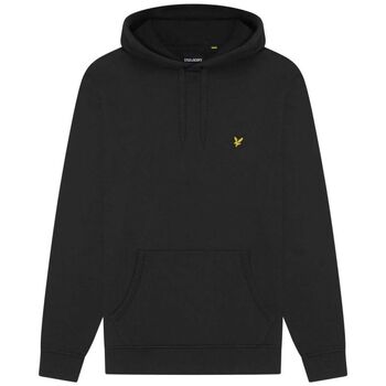 Lyle & Scott Sweater Lyle & Scott ML1139V BRUSHED BACK HOODIE-Z865 BLACK BRUSHED