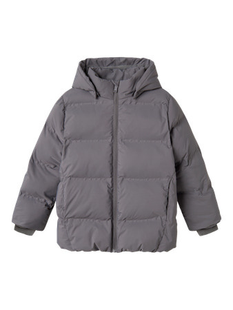 Name it winter winterjas jongens - grijs - puffer - NknMusk
