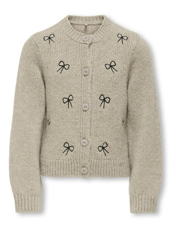 Kids ONLY winter vest meisjes - zand - KogCody - regular fit, gebreid