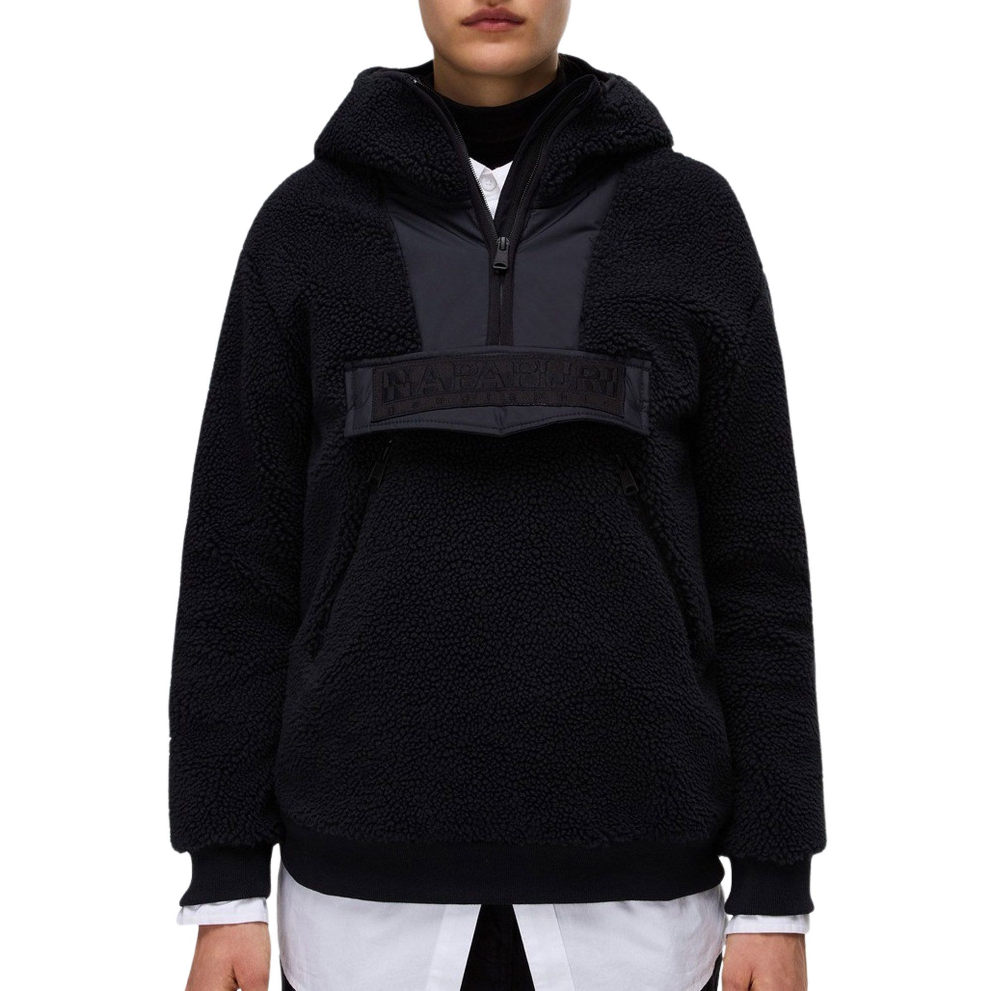 Napapijrieline Half-Zip Hooded Fleeceweater Dames