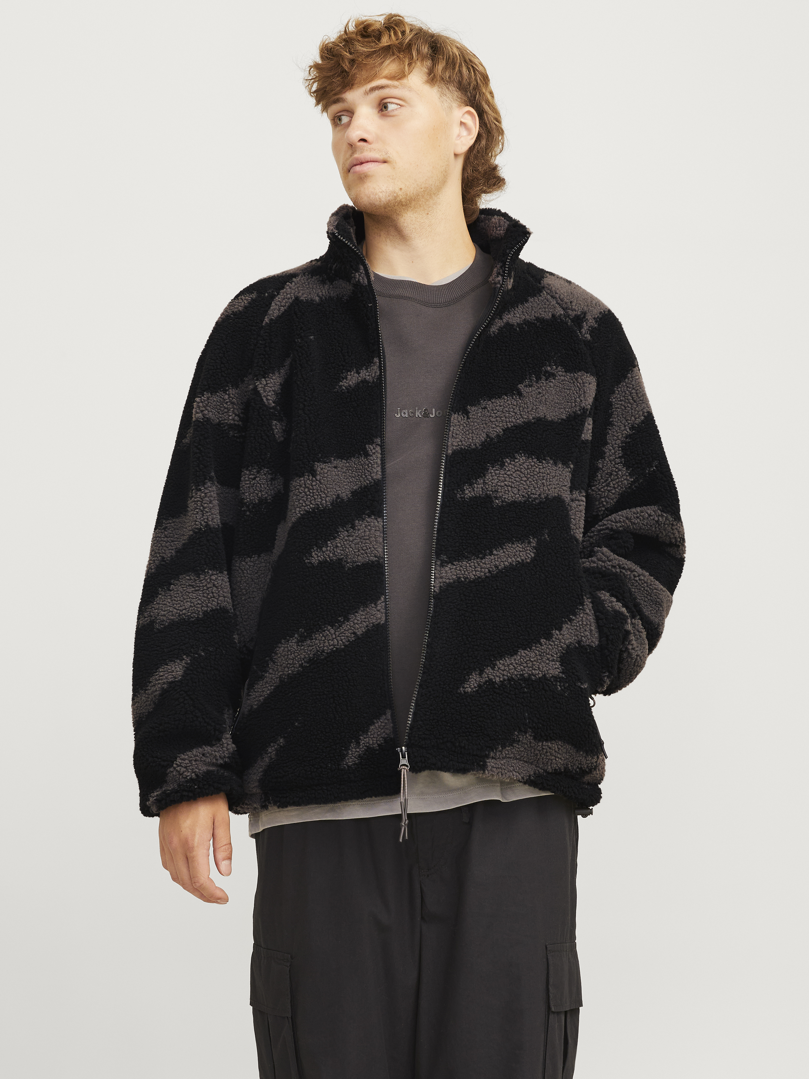Jack & Jones Jcoterrain fleece jacket ln