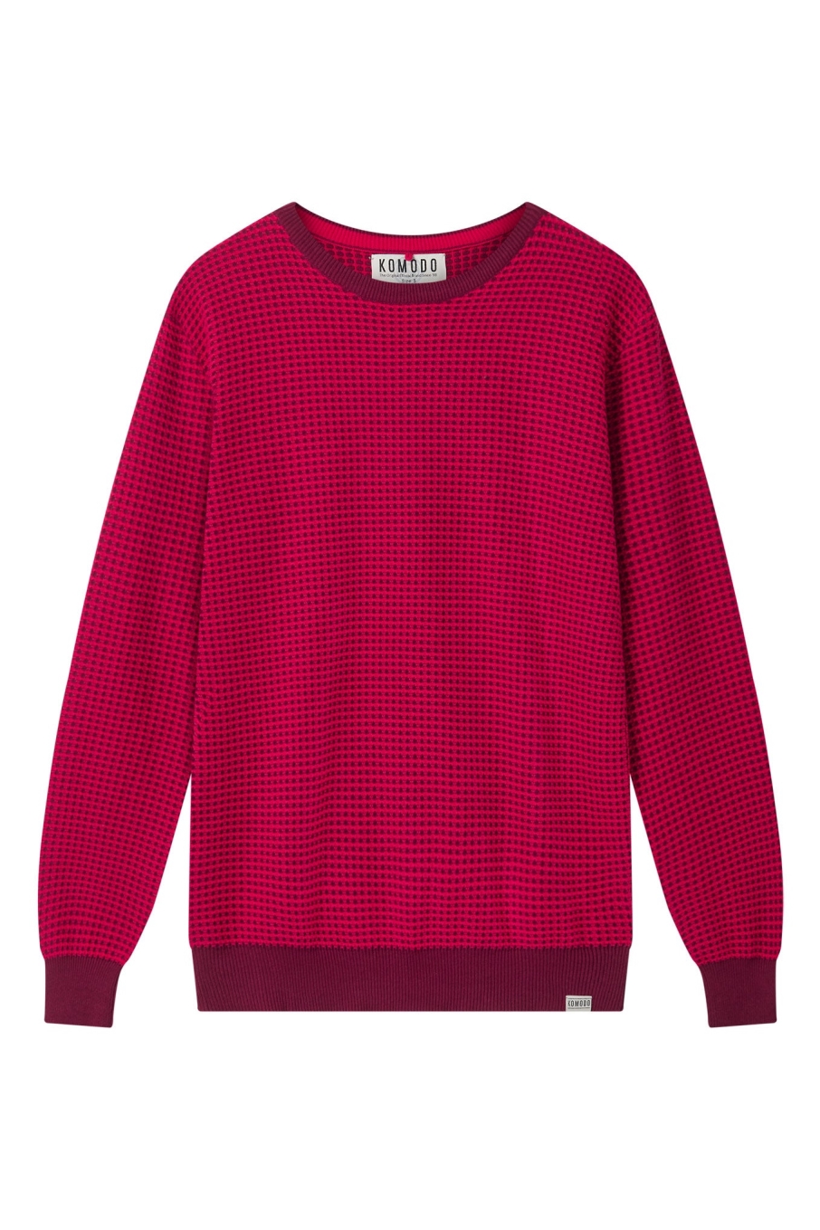 KOMODO Herren vegan Pullover Hasan Wein