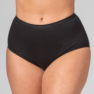 Trof&eacute; 2-Pack maxi slip, zwart