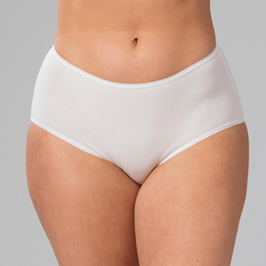 Trof&eacute; Cotton midi slip, creme