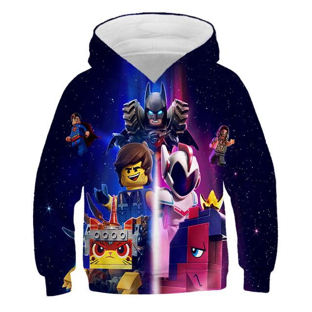 MINISO 2025 Kids Ninjago Hoodies 3D Casual Print Pullover Kids Teen Boys Girls Kids Toddler Sweatshirts Toddler Tops 4-14 Years Old 3-4 Years