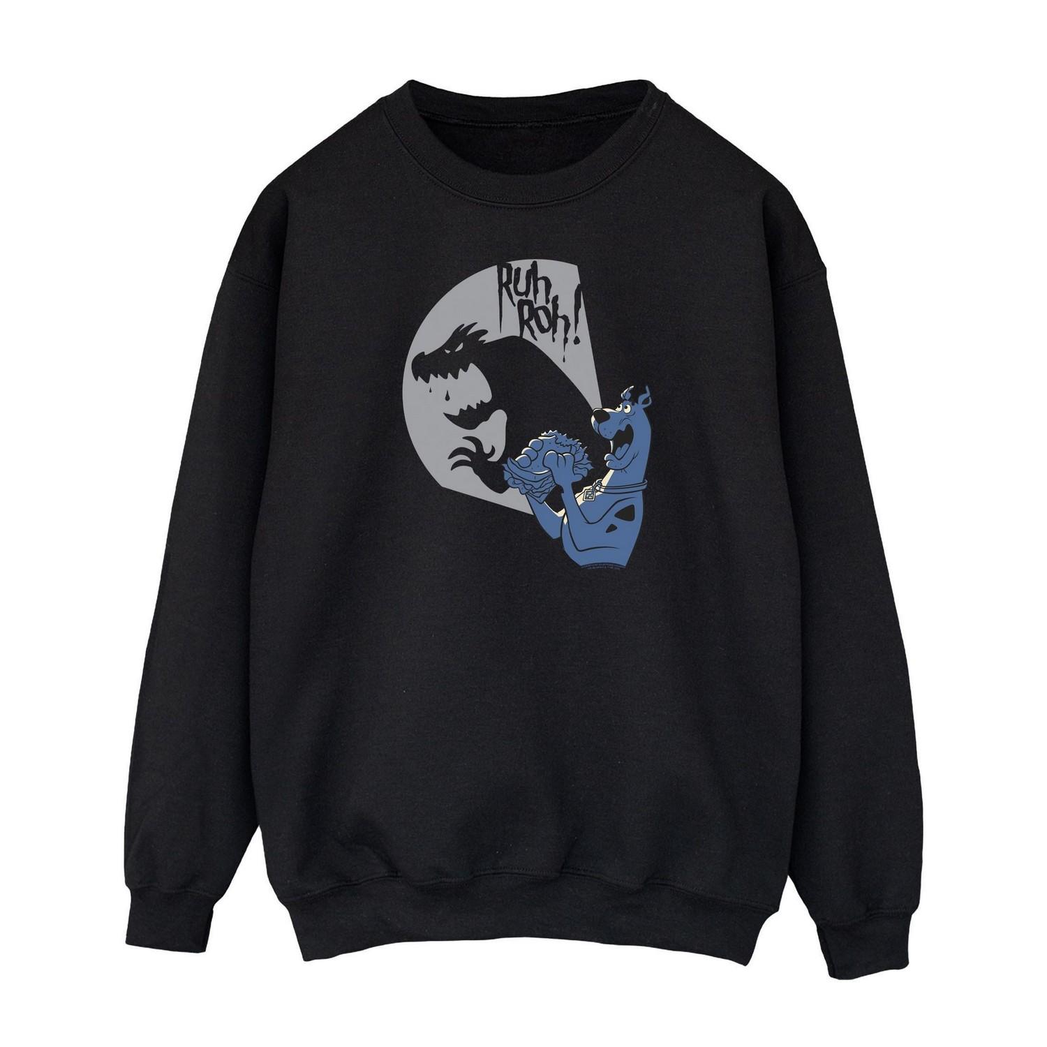 Scooby Doo Heren Ruh Roh-sweatshirt XXL zwart