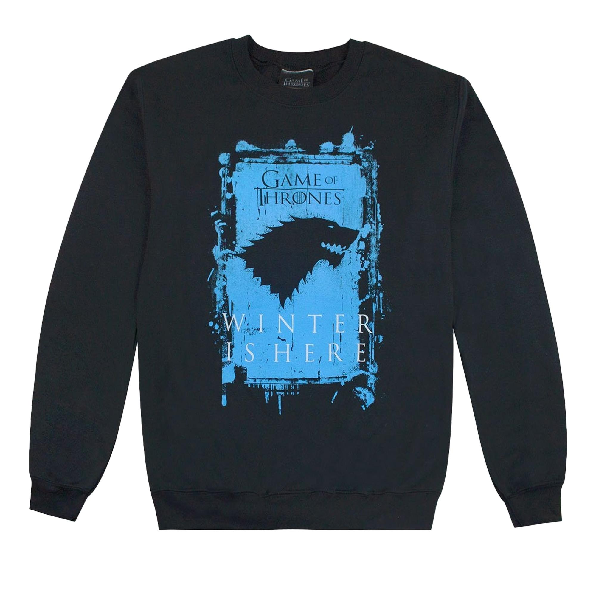 Game Of Thrones heren winter is hier sweatshirt XL zwart