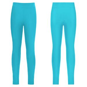 IEFiEL Stijlvolle schaatskleding voor kinderen, elastische tailleband, elastische dans, lange broek, legging 11-12 Years