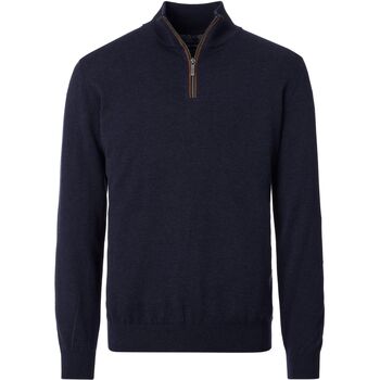 Casa Moda Trui  Halfzip Trui Solid Navy