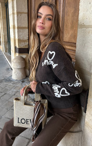 Jurkjes Amour Cardigan Choco