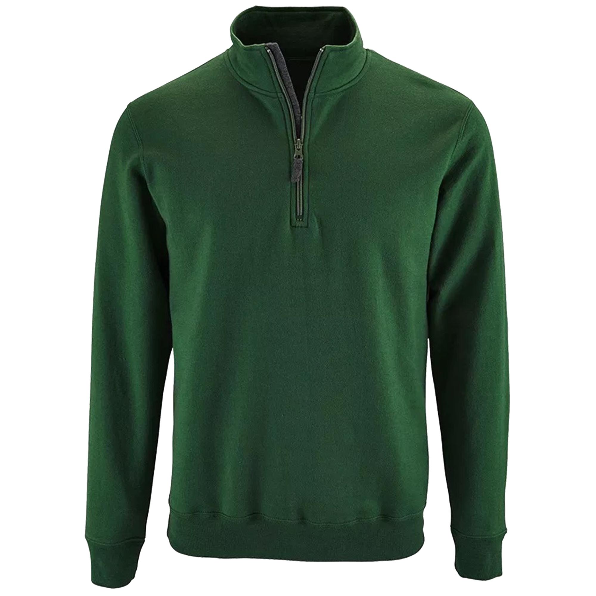 SOLS Stan-sweatshirt met contrasterende rits voor heren 2XL