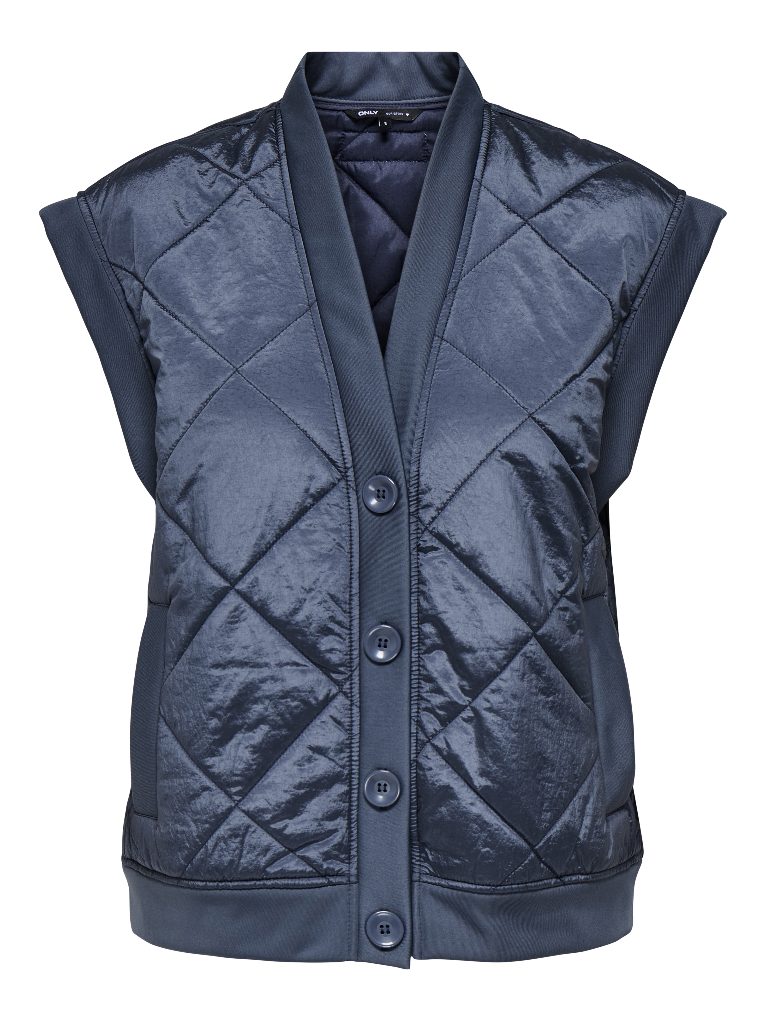 Only Onlberlin life quilt waistcoat otw