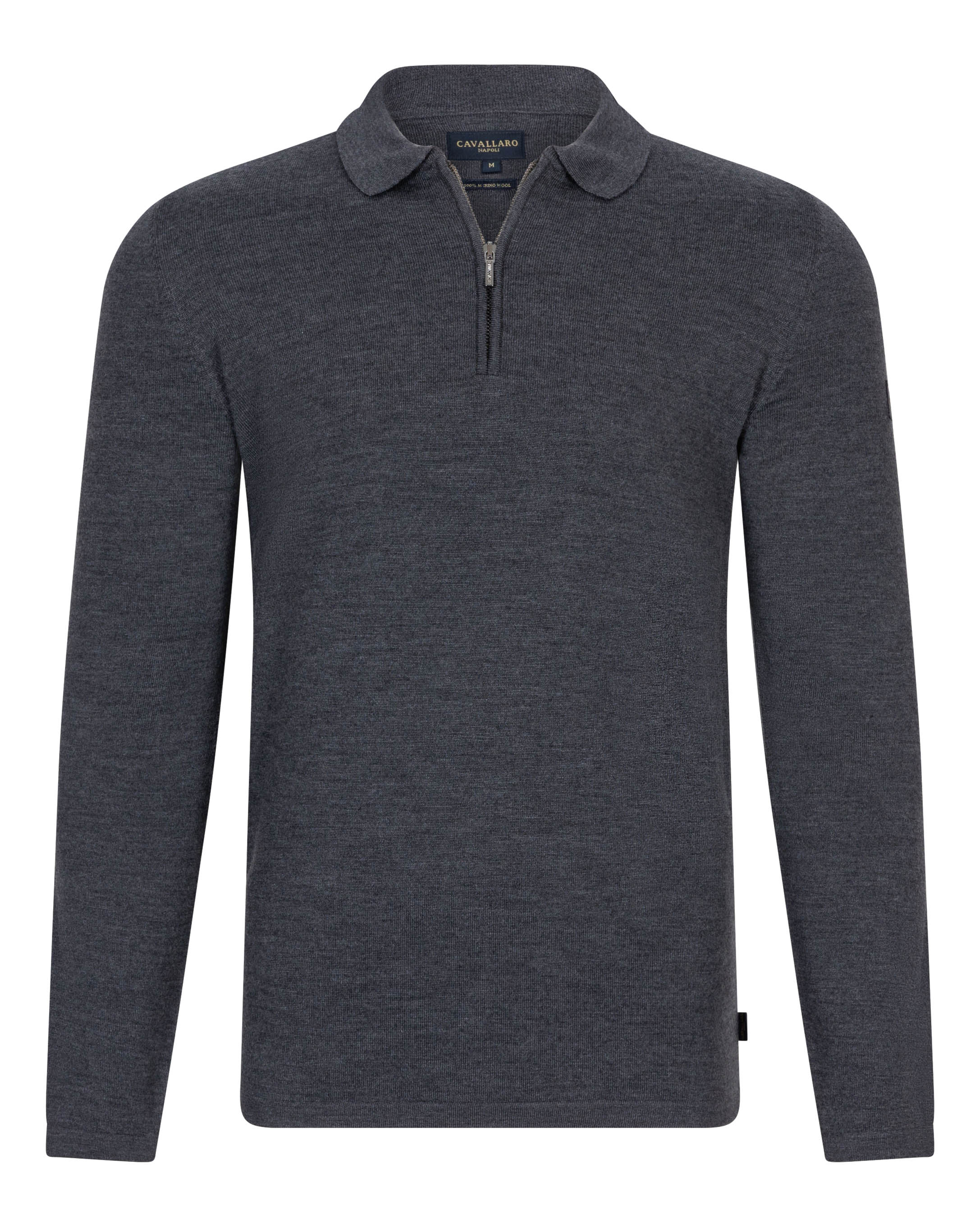 Cavallaro Cavallaro zip polo long sleeve