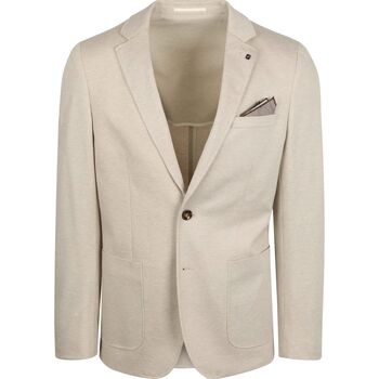 Suitable Blazer  Colbert Face Print Sand