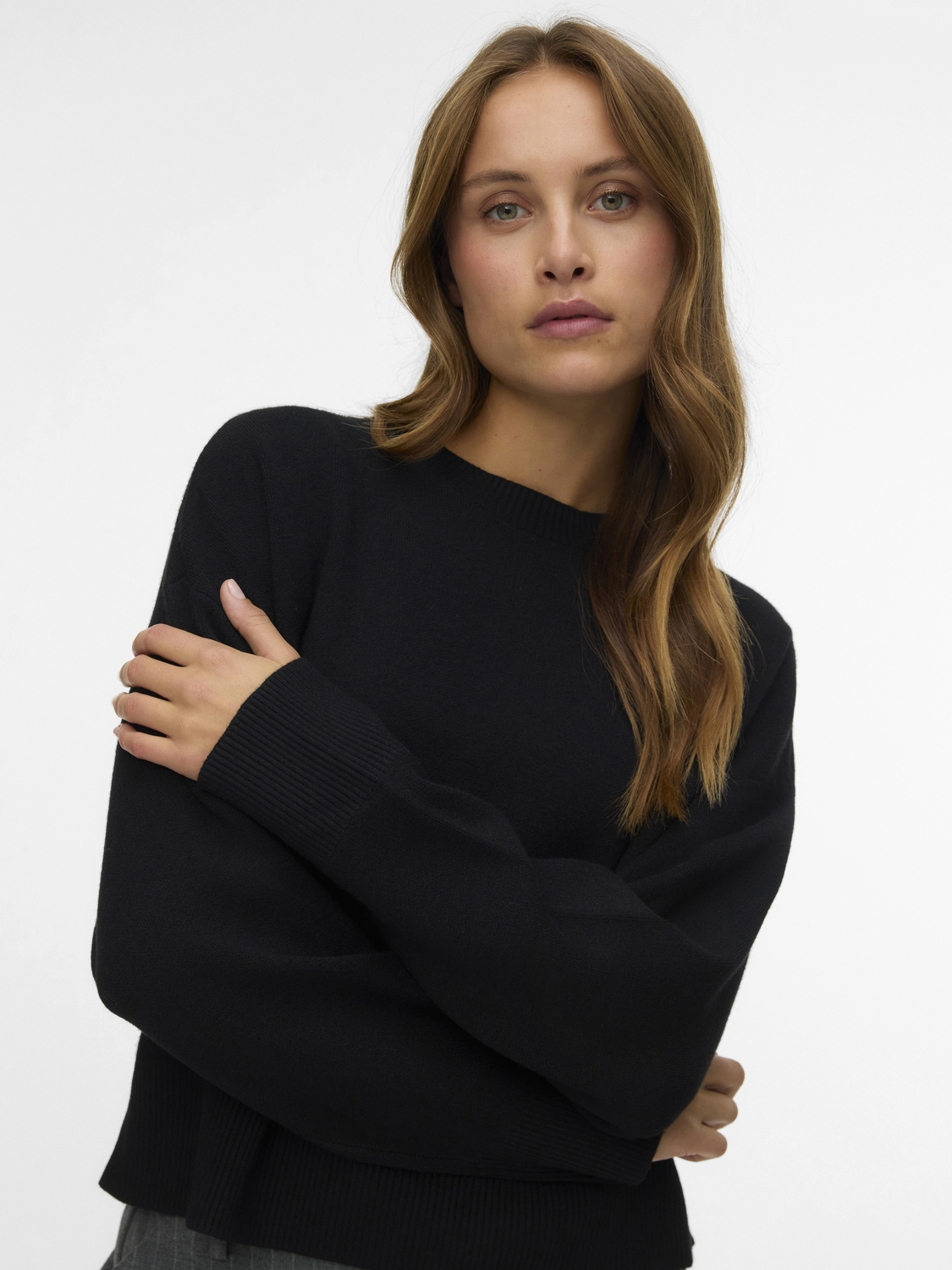 Vero moda Vmgold Art Ls O-neck Pullover