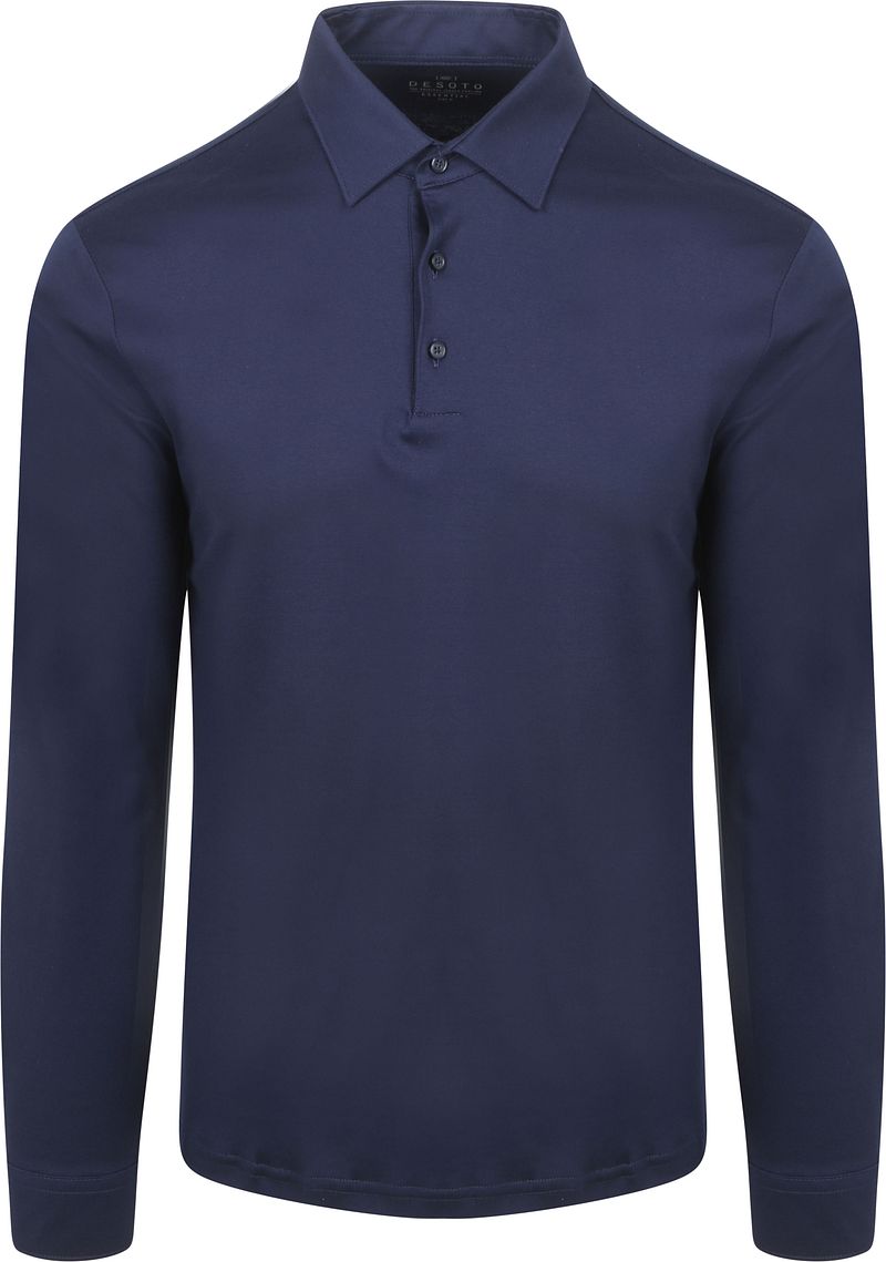 Desoto Longsleeve Poloshirt Essential Navy