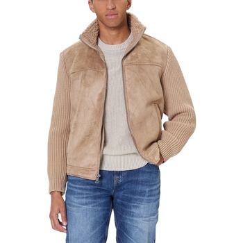 Guess Windjack  LS MN SUEDE MIX RIVER JACKET M5BR79 Z5570