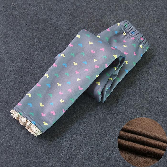 QEENRAAN Kinderen Dikke Legging Meisjes Herfst Winter Plus Fluwelen Broek Baby Meisjes Jongens Broeken Infantil Kinderkleding 120 wit