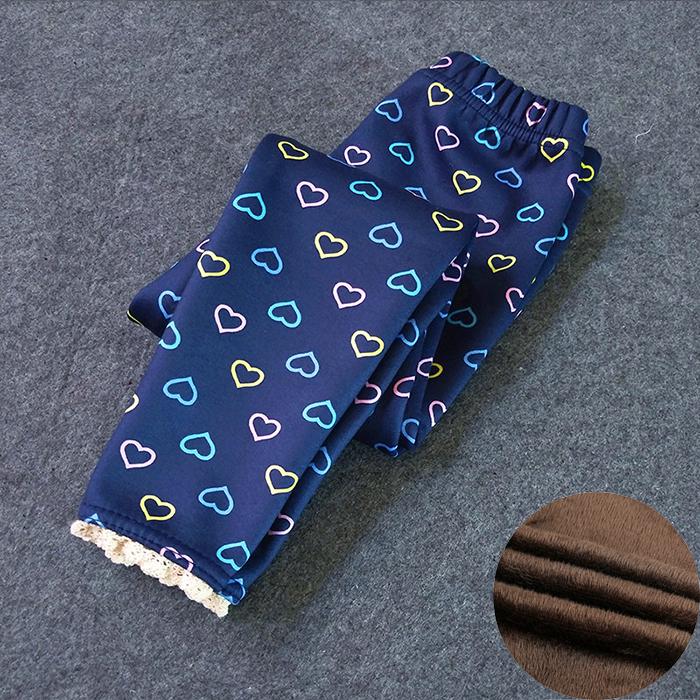 QEENRAAN Kinderen Dikke Legging Meisjes Herfst Winter Plus Fluwelen Broek Baby Meisjes Jongens Broeken Infantil Kinderkleding 120 grijs