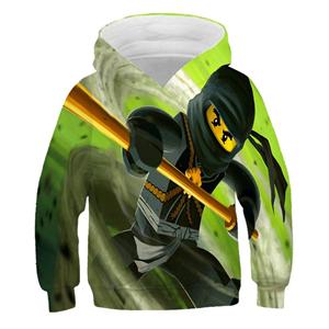 MINISO 2025 Kids Ninjago Hoodies 3D Casual Print Pullover Kids Teen Boys Girls Kids Toddler Sweatshirts Toddler Tops 4-14 Years Old 7-8 Years