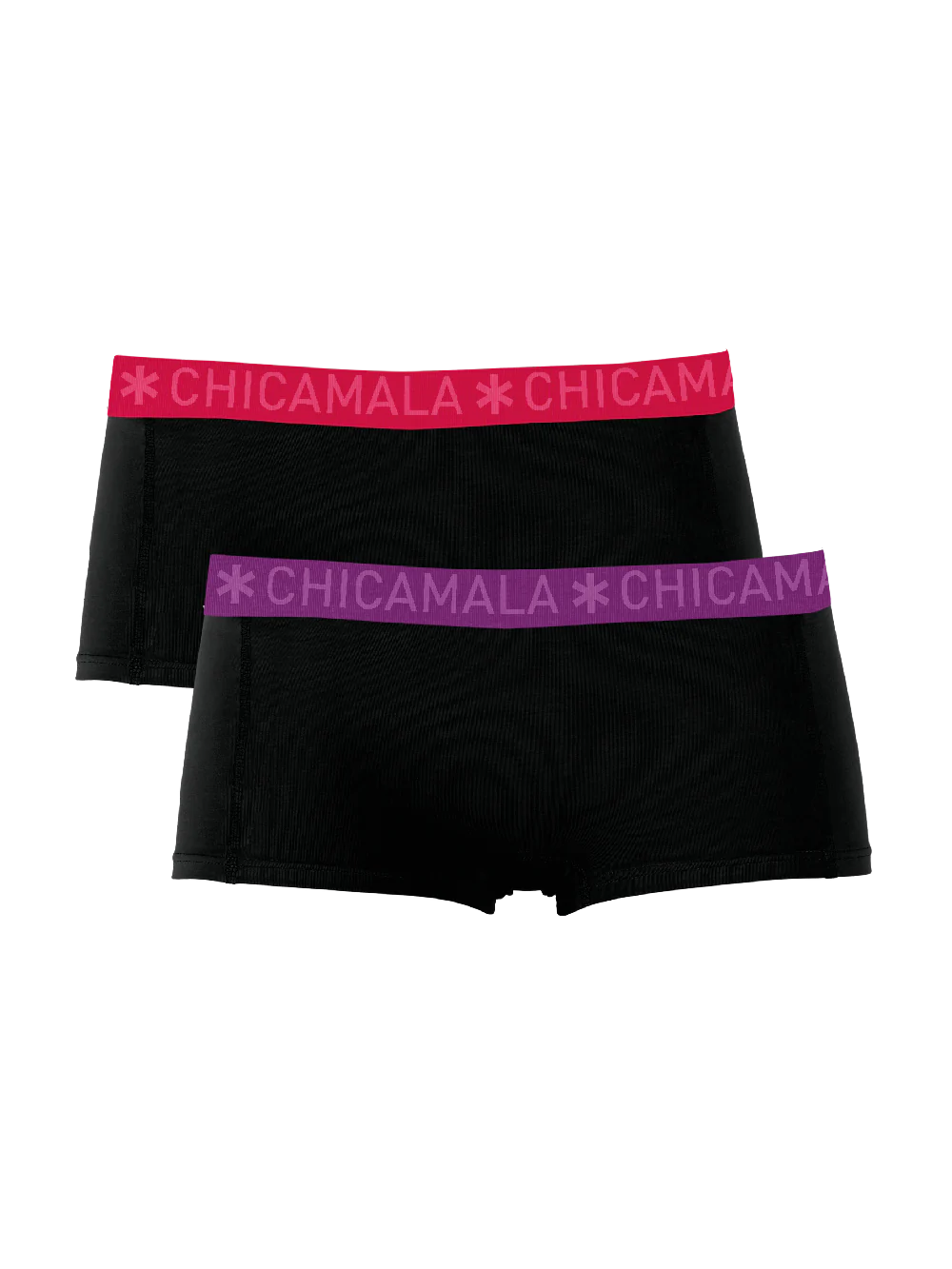 Muchachomalo Dames 2-pack boxershorts effen